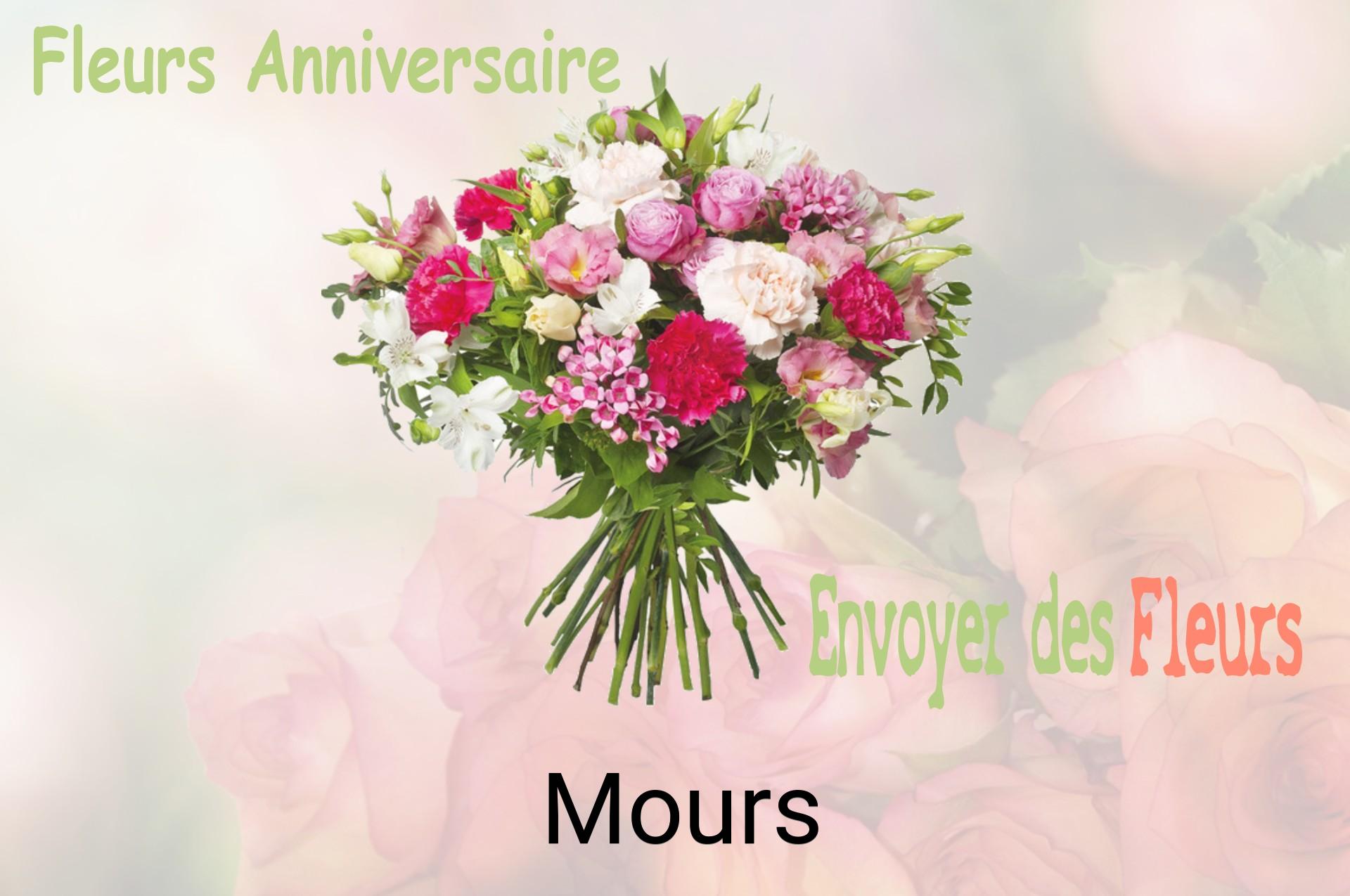 Bouquet de fleurs d’anniversaire livré à Mours
